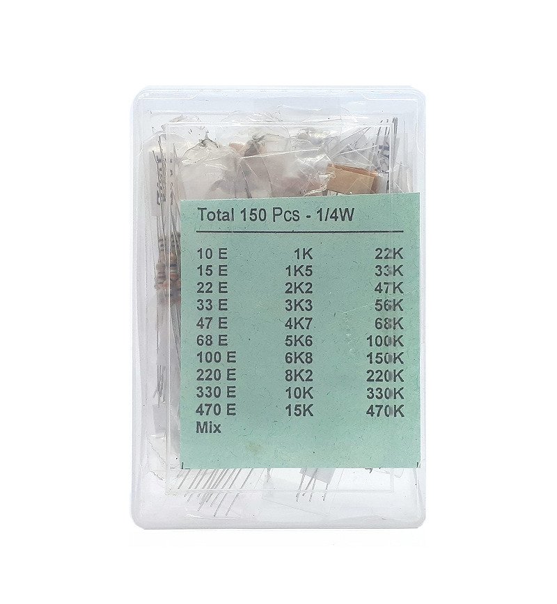 Assorted Resistor Box 1/4 Watt