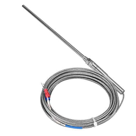 M8 Thread K Type Thermocouple Probe Temperature Sensor 1m 200mm