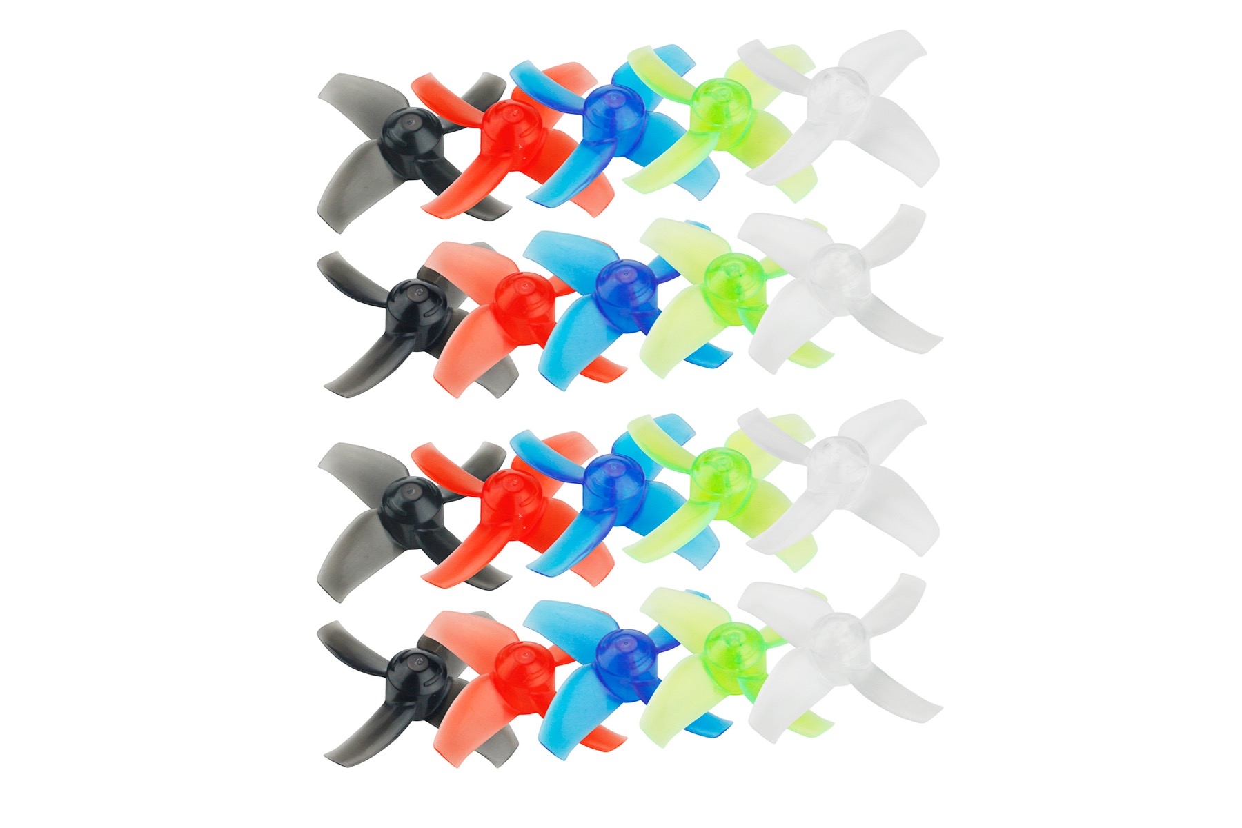 Propeller 4 Blade 40mm for Tiny Drones Robotics  40mm Dia, 1.5mm Shaft Hole