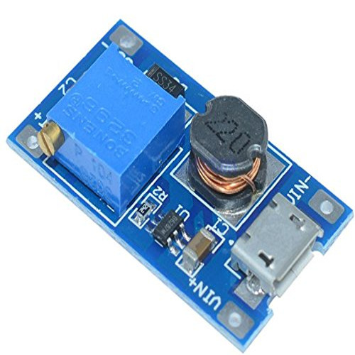 MT3608 Step Up Boost Module Variable Voltage With Micro USB Connector