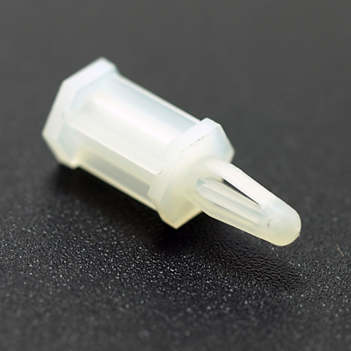 Nylon PCB Spacer with Reverse Lock-In Support, 