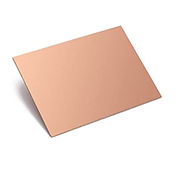 4X4 inches Phenolic Single Sided Plain Copper Clad Board