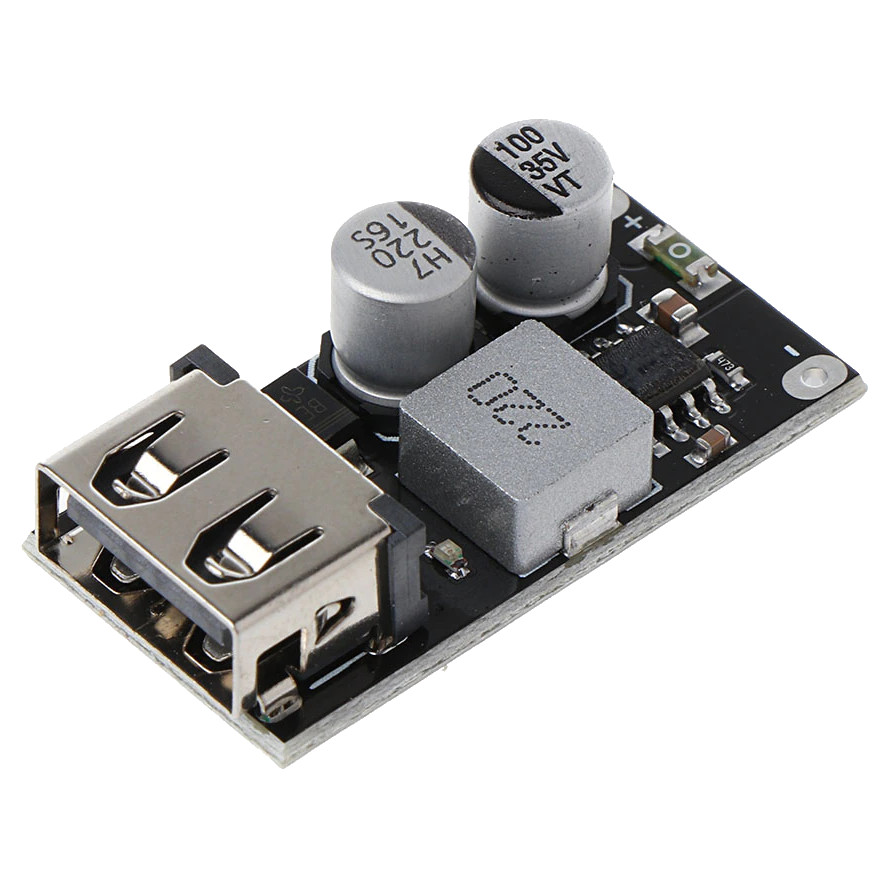 USB QC3.0 QC2.0 DC to DC Buck Converter Charging Module Fast Quick Charger