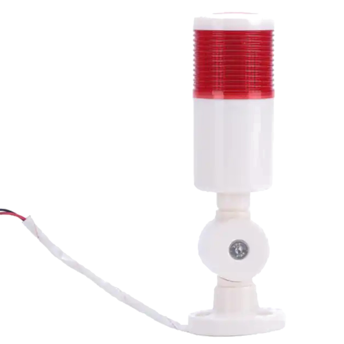 Promax 12V 50mm Red Color LED Tower Light Continuous Signal Single Stack With Buzzer IP55