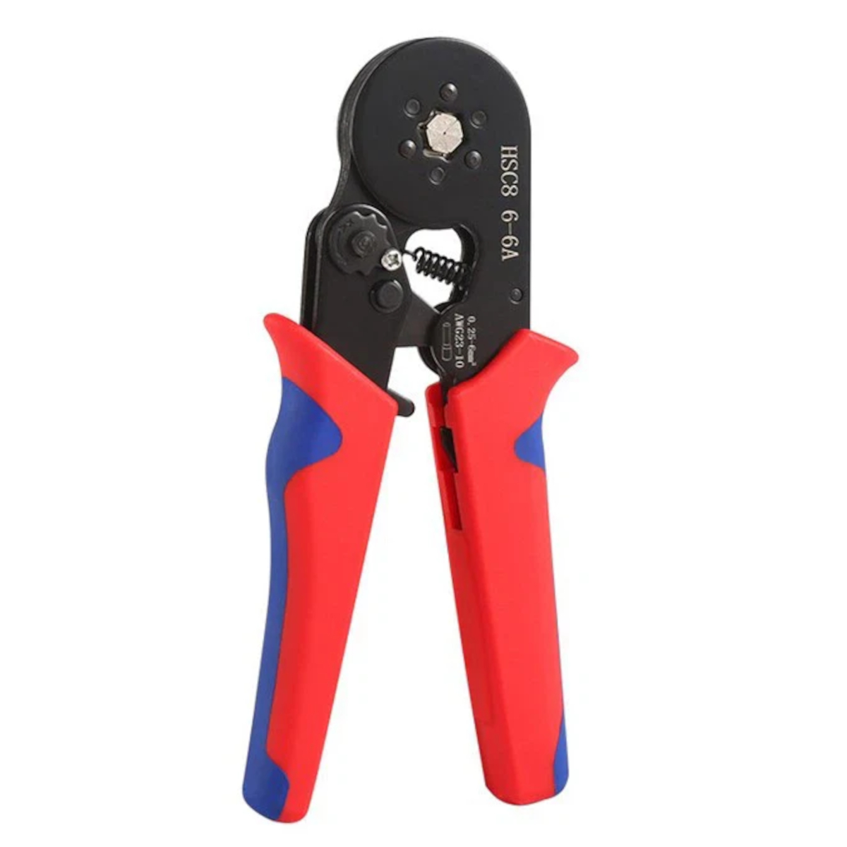 ProMax HSC8 6-6A Self-Adjusting Hexagonal Ferrule Crimping Tool (0.25-6mm²)