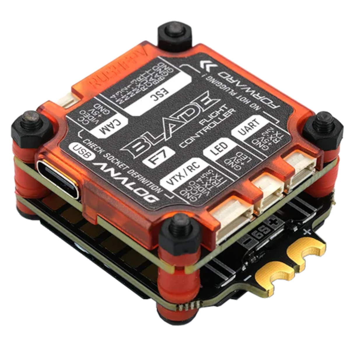 RUSHFPV RUSH BLADE V2 30.5mm Stack - F722 Analog FC & Extreme 60A 128K 32Bit ESC