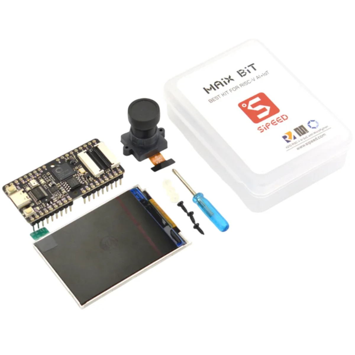 Sipeed MAIX Bit K210 AI Development Kit w/ 2.4" LCD & M12 Camera