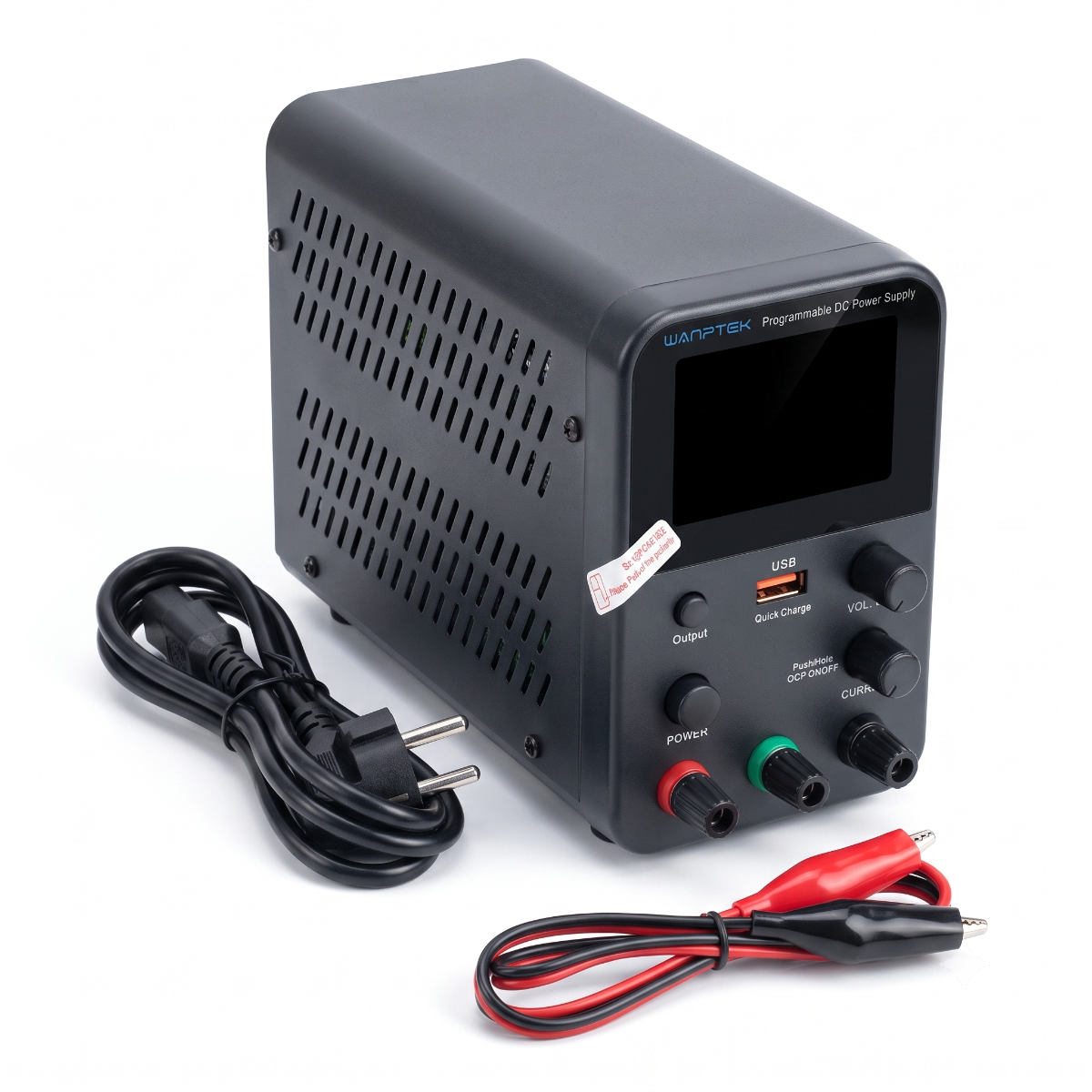 Wanptek WPS305H 30V 5A DC Adjustable Benchtop Power Supply with LED Display, 220V EU Plug