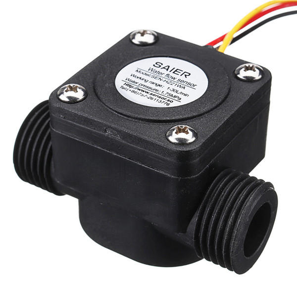 Water Flow Sensor SEN-HZ21WA Nylon G1/2" Flowmeter