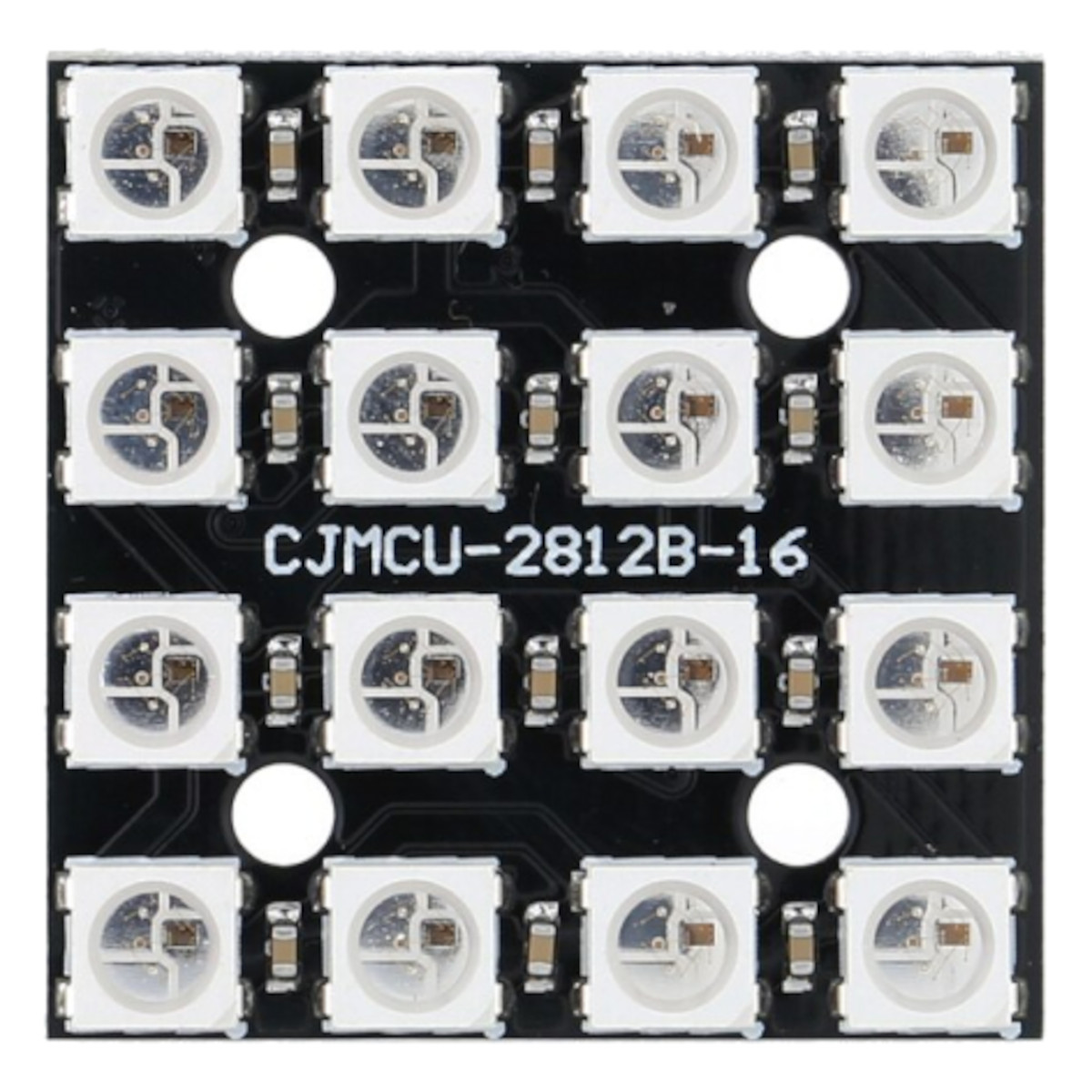 4x4 WS2812B Addressable RGB LED Matrix Module - 16 Pixels Rigid