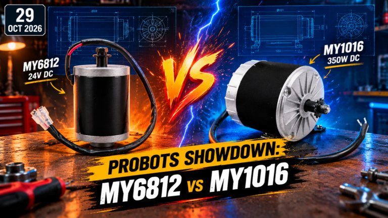 MY6812 vs MY1016: 24V 150W vs 350W DC Motor Comparison