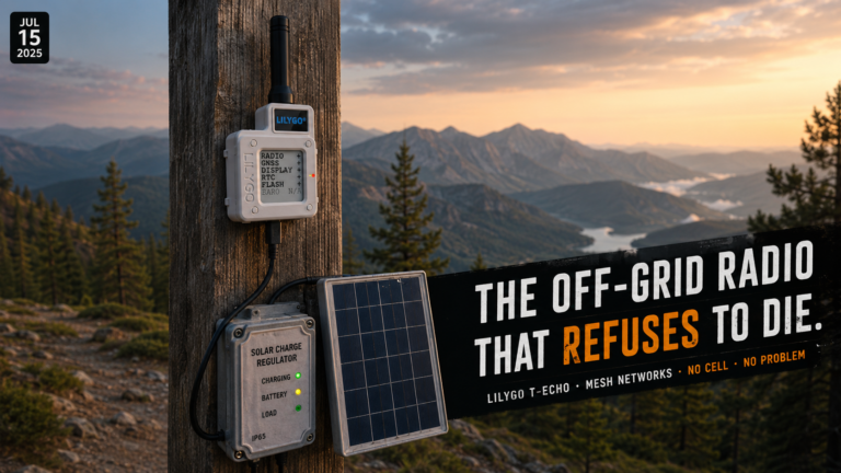 The Off-Grid Radio That Refuses to Die — LilyGO T-Echo