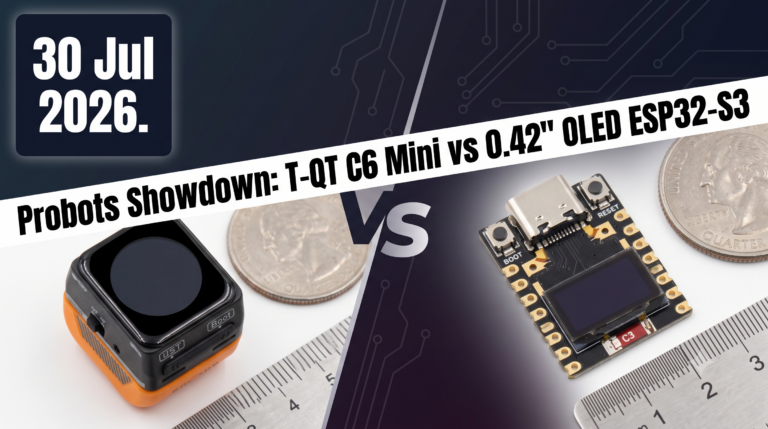 Showdown: LILYGO T-QT vs ESP32-S3