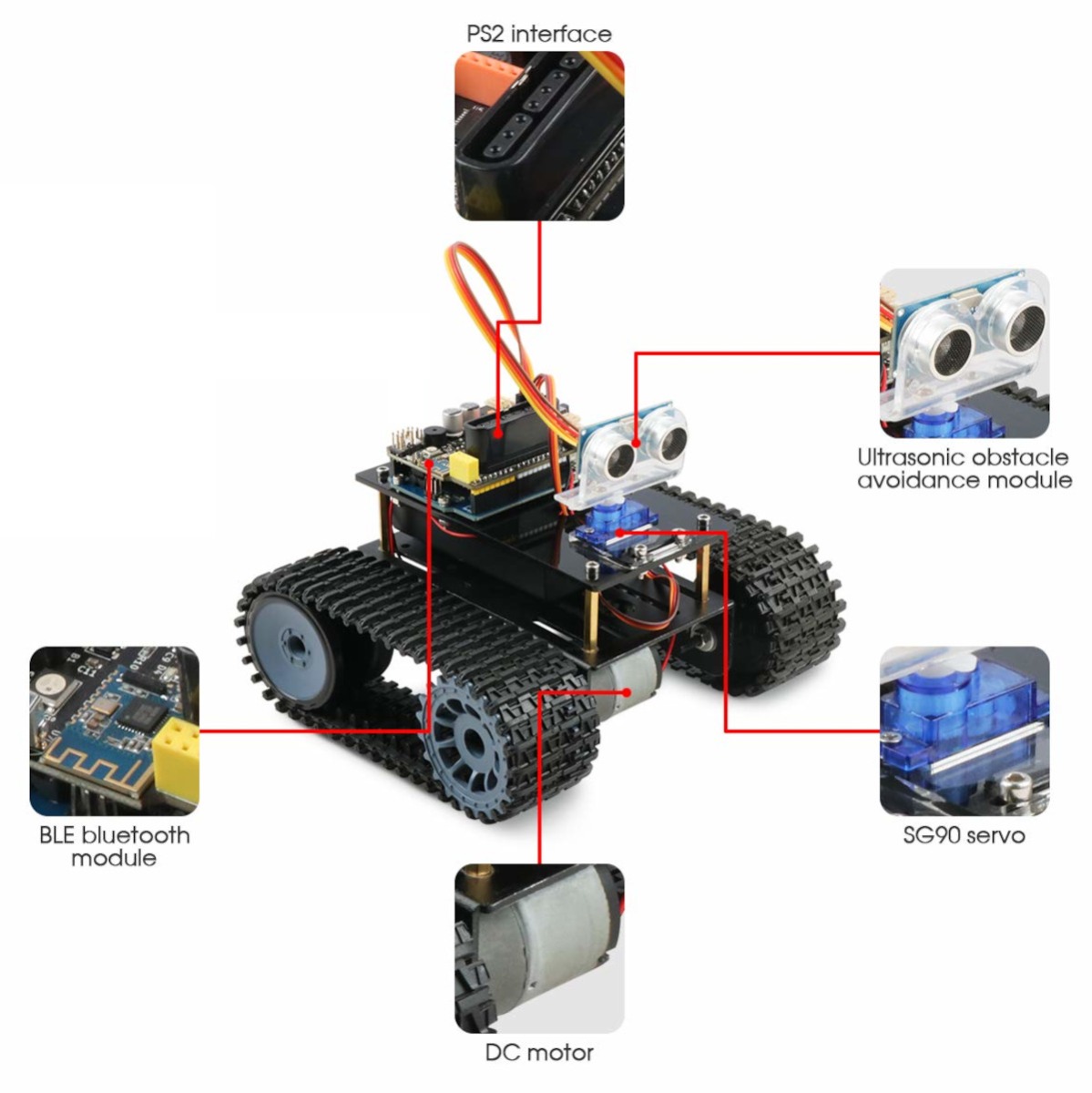 Mini Tank Smart Robot-Overview