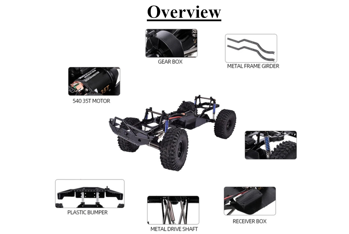 Probots 313mm RC Crawler Chassis Buy Online India